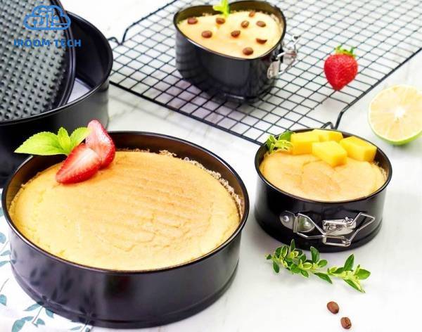قالب کیک کمربندی آیروم تک، جداکننده دیواره از کف برای خارج کردن آسان کیک بدون خرد شدن