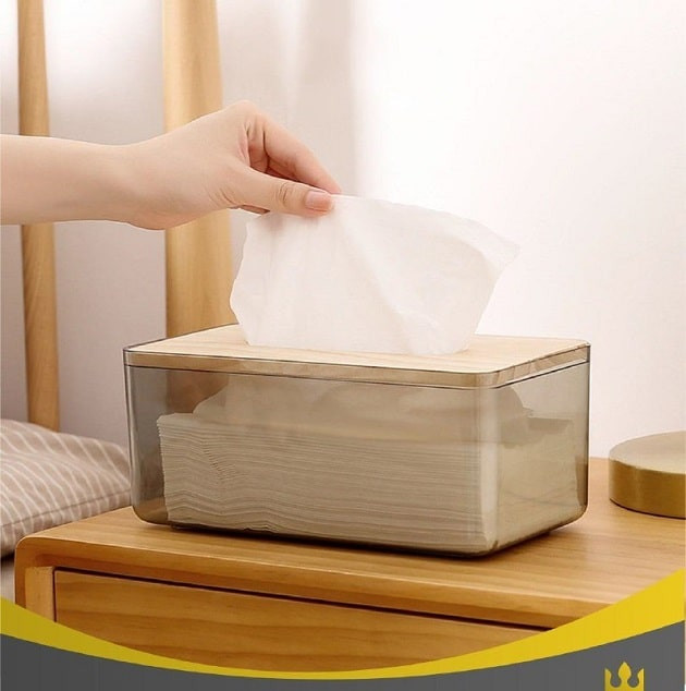 جعبه دستمال کاغذی طلقی