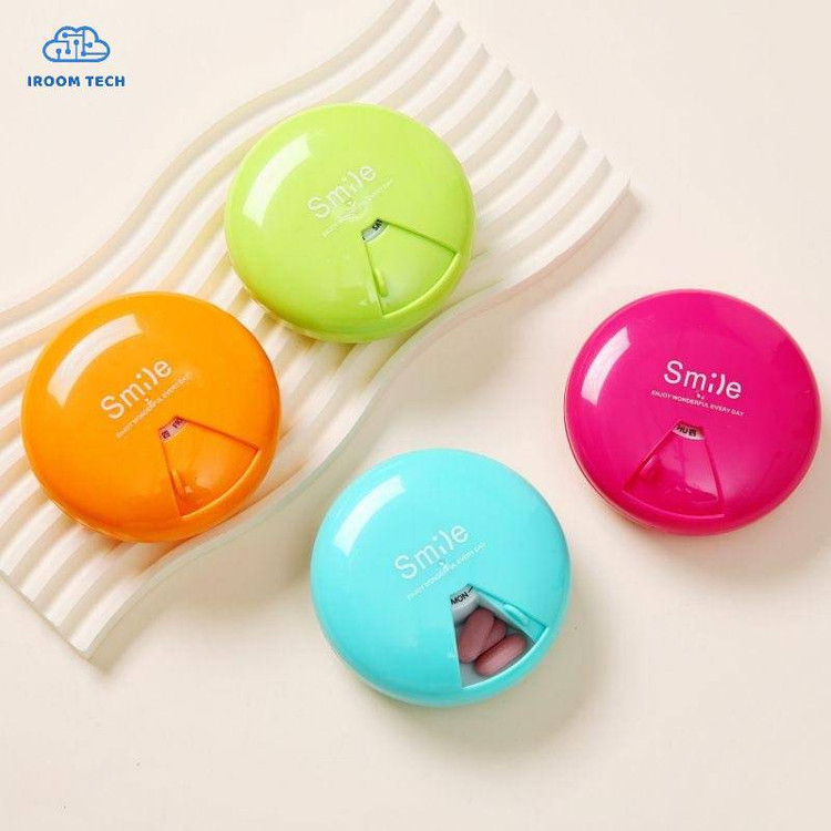 طرح لبخند شاد روی جاقرصی دایره Smile مناسب بیماران سالمند و کودکان برای روحیه مثبت هنگام مصرف دارو