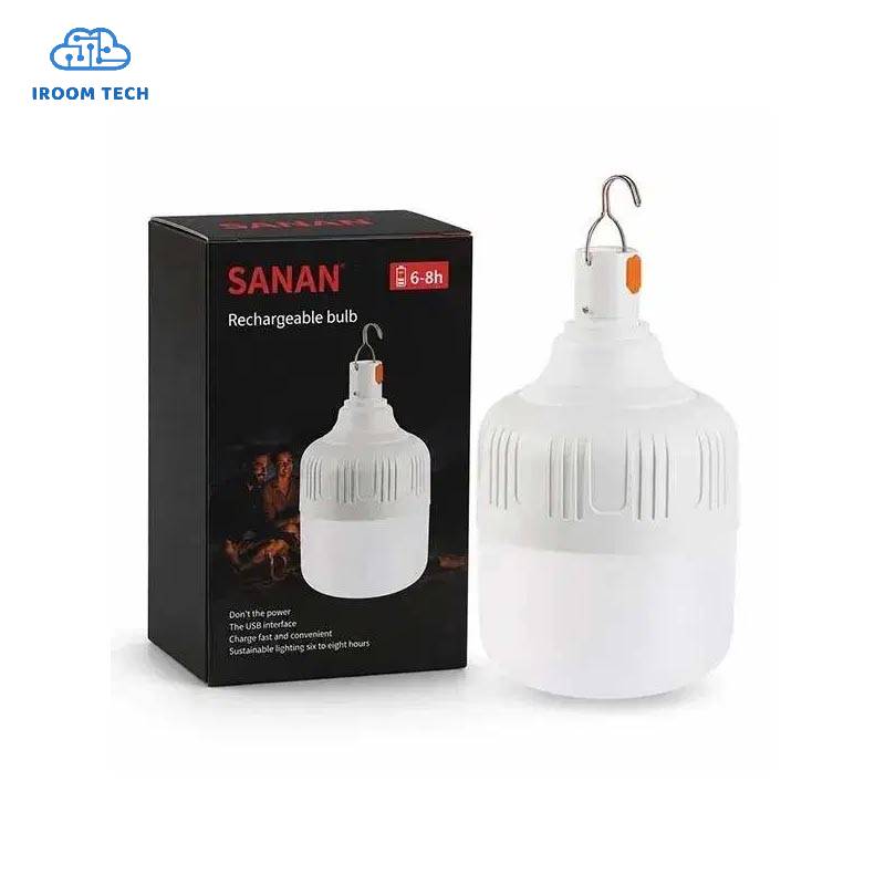 خرید لامپ شارژی قلاب دار sanan به قیمت عمده