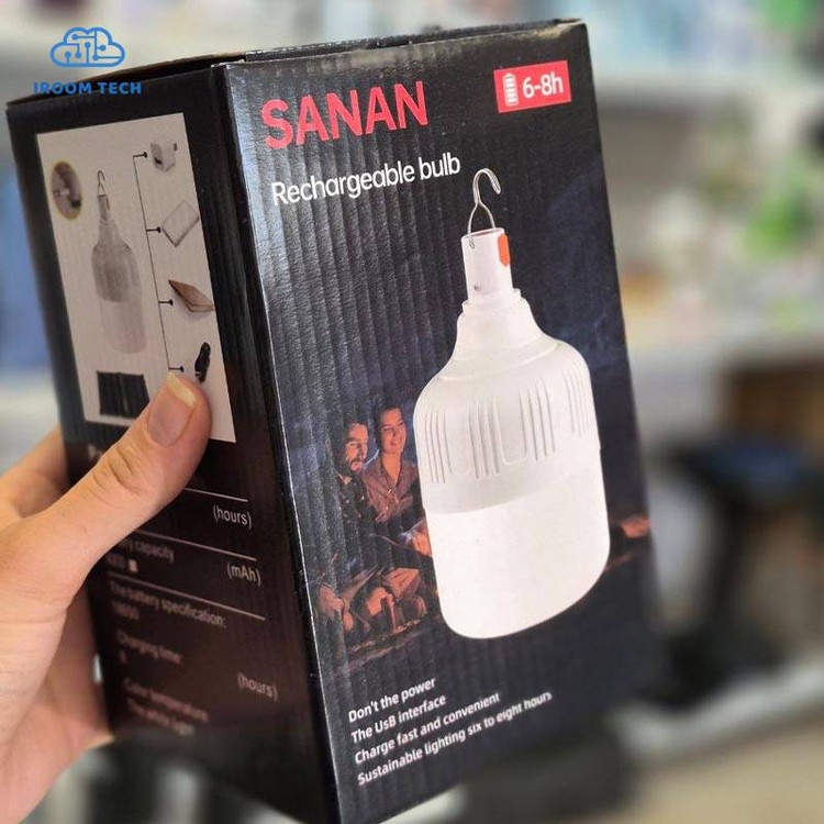 لامپ شارژی قلاب دار sanan
